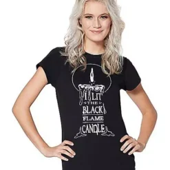 Black Flame T Shirt - Hocus Pocus