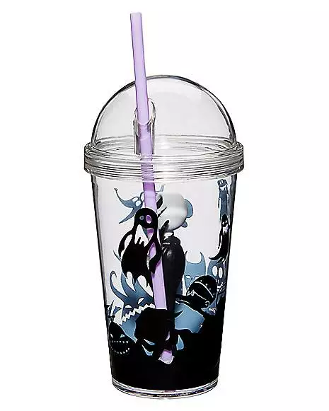 Jack Skellington Cup With Straw - Nightmare Before Christmas - Image 2