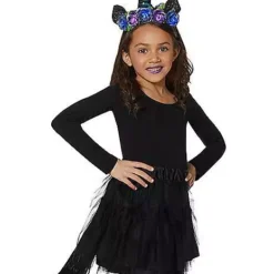 Kids Faux Fur Light-Up Unicorn Costume Kit