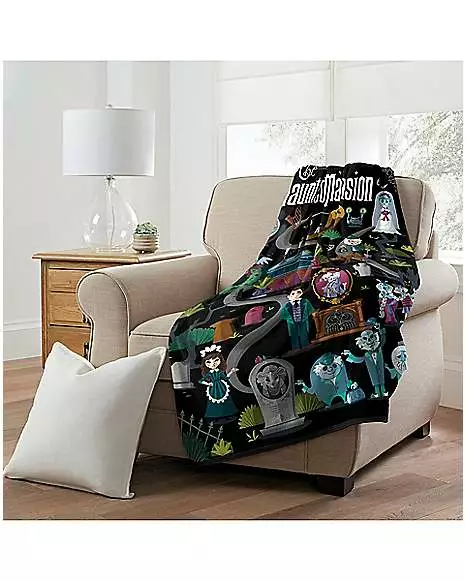 The Haunted Mansion Map Fleece Blanket - Disney - Image 2