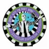 Round Beetlejuice Tabletop Sign
