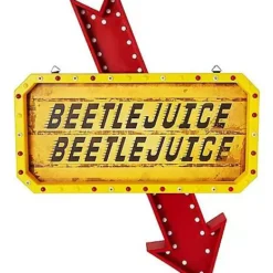 Light-Up LED Hanging Marquee Beetlejuice Sign