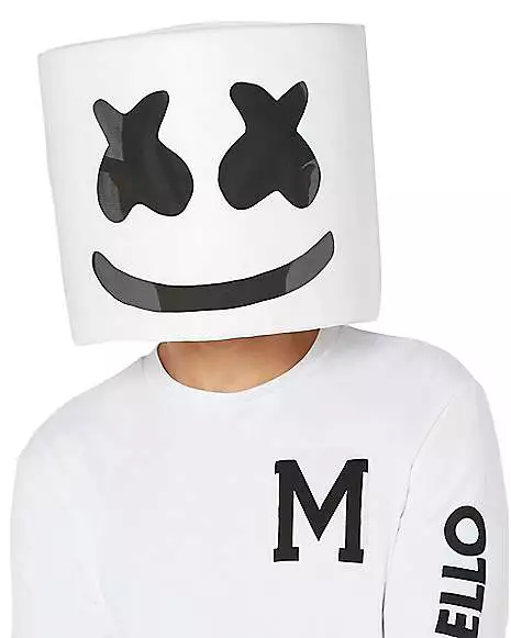 Adult Marshmello Costume - Image 2