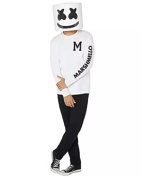 Adult Marshmello Costume - Image 3
