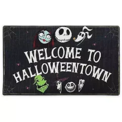 Welcome To HalloweenTown Doormat - The Nightmare Before Christmas