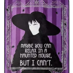 Lydia Sherpa Fleece Blanket - Beetlejuice