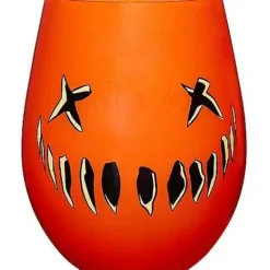 Pumpkin Stemless Glass Trick 'r Treat - 22 Oz.