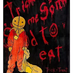 Sam Reversible Fleece Blanket - Trick 'r Treat