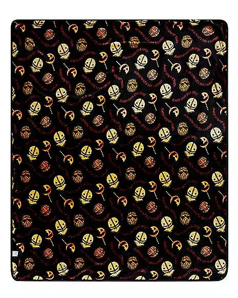 Sam Reversible Fleece Blanket - Trick 'r Treat - Image 3