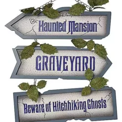 The Haunted Mansion Graveyard Sign - Disney