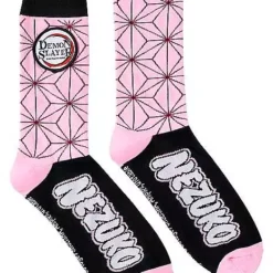 Nezuko Kamado Crew Socks - Demon Slayer