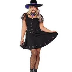 Adult Black Magic Witch Costume