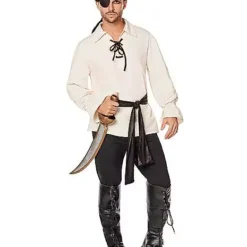 Pirate Shirt And Belt Costume Kit