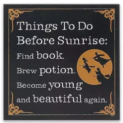 To Do List Sign - Hocus Pocus