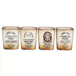 The Haunted Mansion Mini Glass Set - 4 Pack
