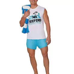 Adult Pool Boy Costume Kit