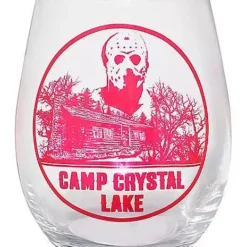Camp Crystal Lake Stemless Glass - Friday The 13th