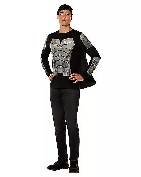 Caped Batman Long Sleeve T Shirt - Image 3