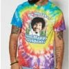 Happy Accidents Tie Dye Bob Ross T Shirt