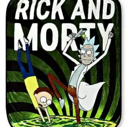 Rick And Morty Portal Fleece Blanket