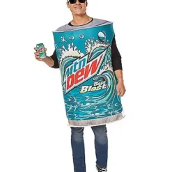 Adult 3D Mountain Dew Baja Blast Costume